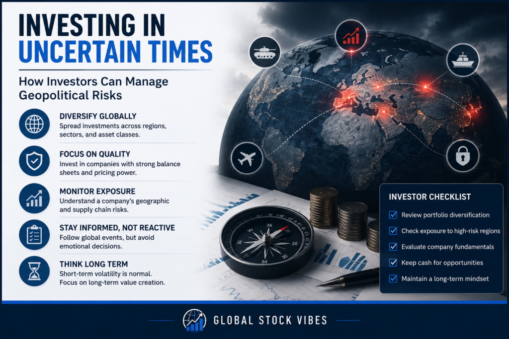 Geopolitical risks investment checklist for long-term investors
