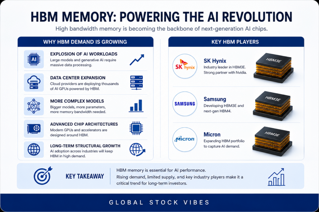 HBM memory AI demand growth and key industry players