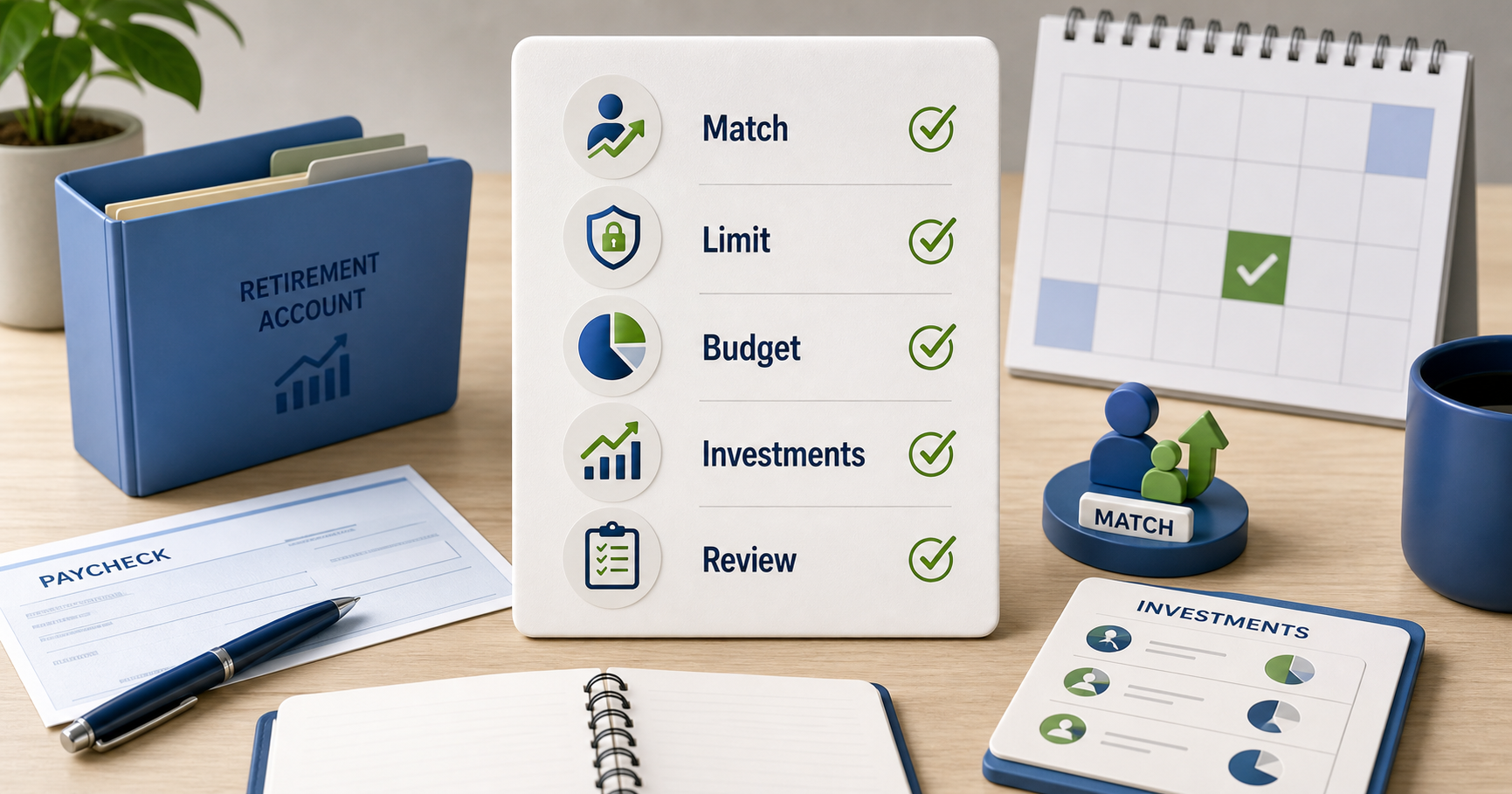 401(k) contribution checklist for beginners