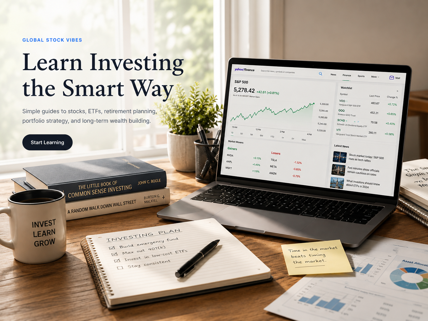 Learn investing the smart way with Global Stock Vibes