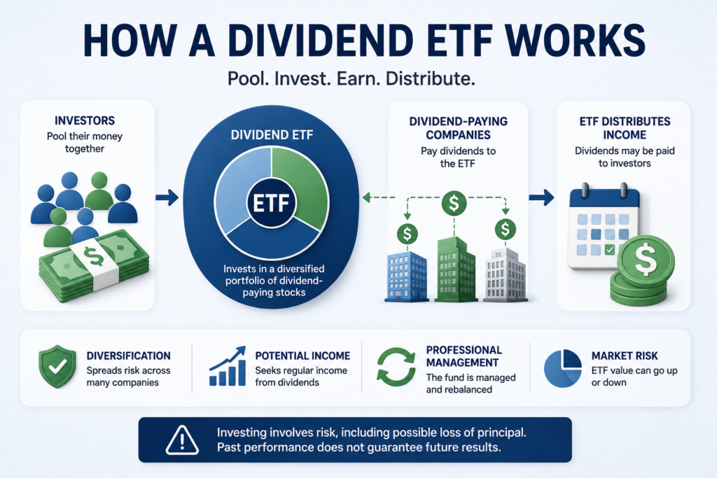 how a dividend ETF works