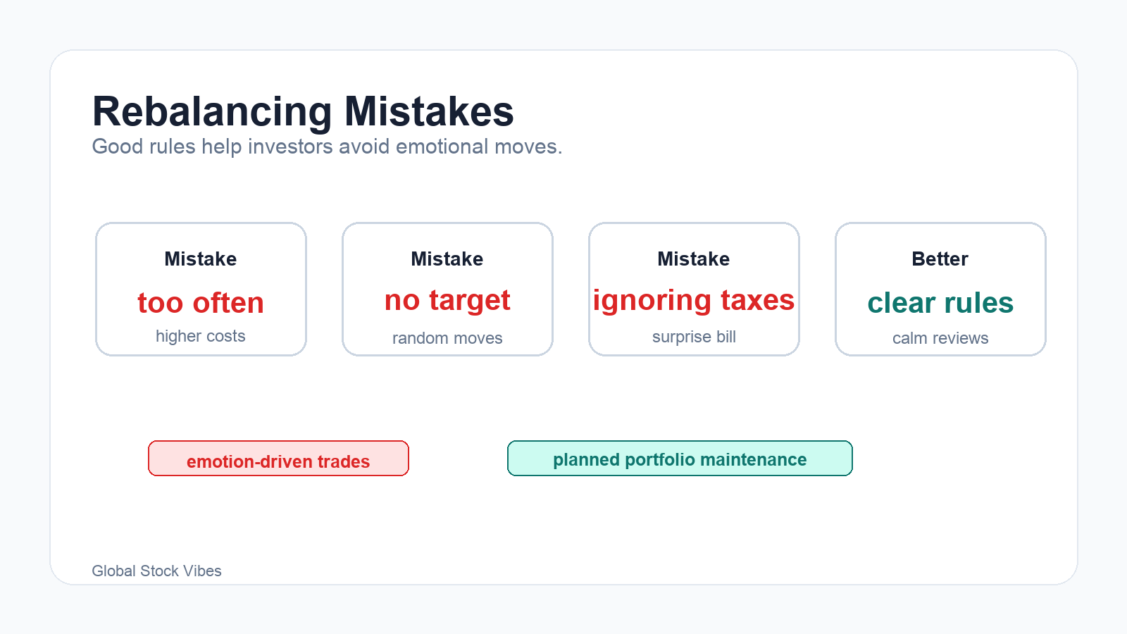 common portfolio rebalancing mistakes