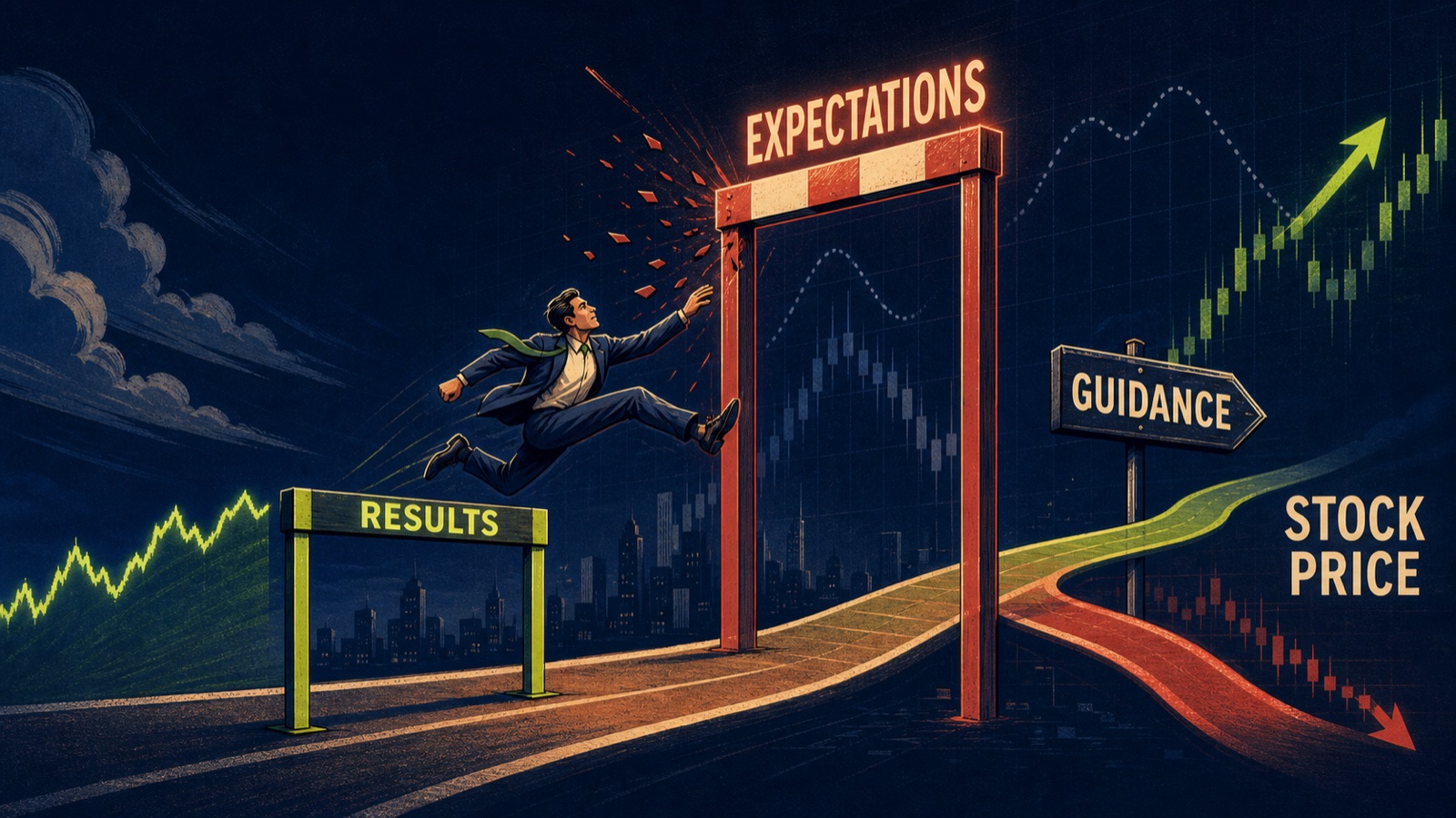results clearing estimates but missing higher market expectations