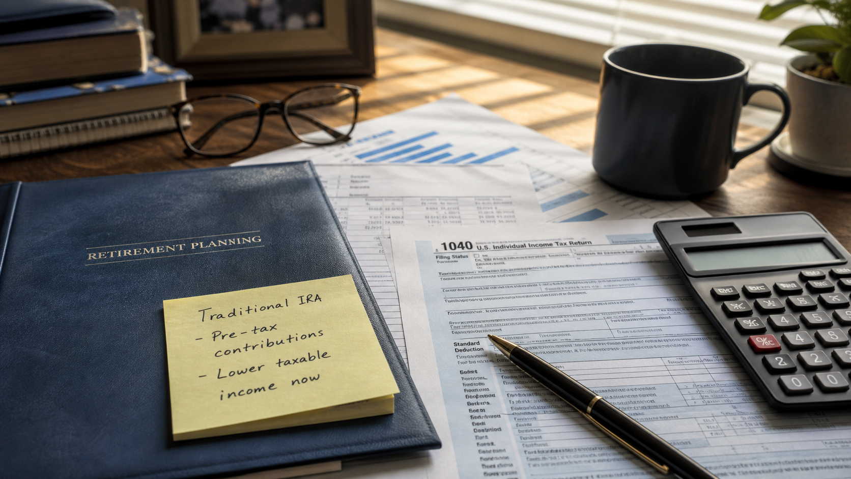 traditional IRA deduction paperwork for retirement planning