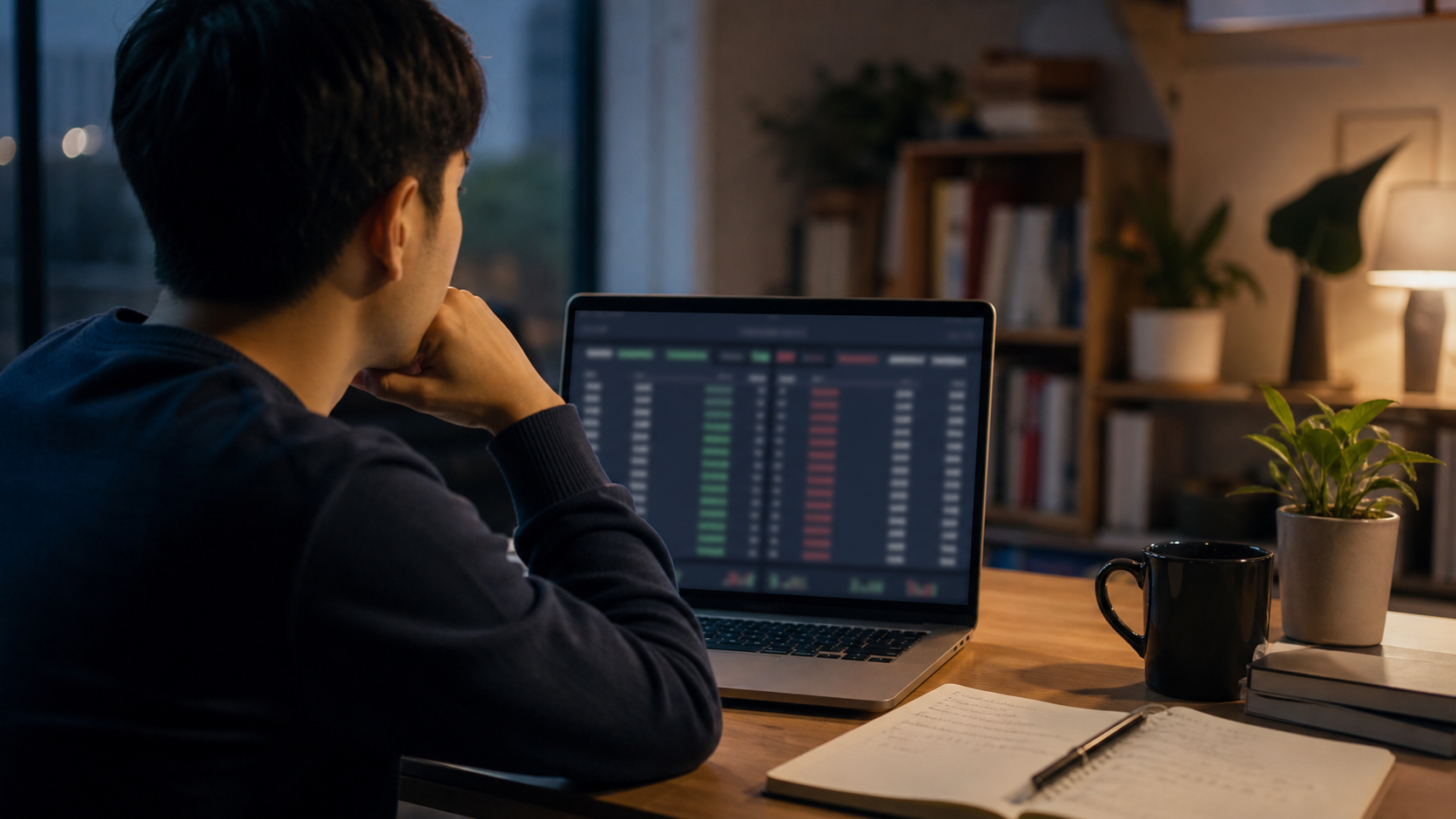 bid-ask spread shown through competing buyer and seller orders