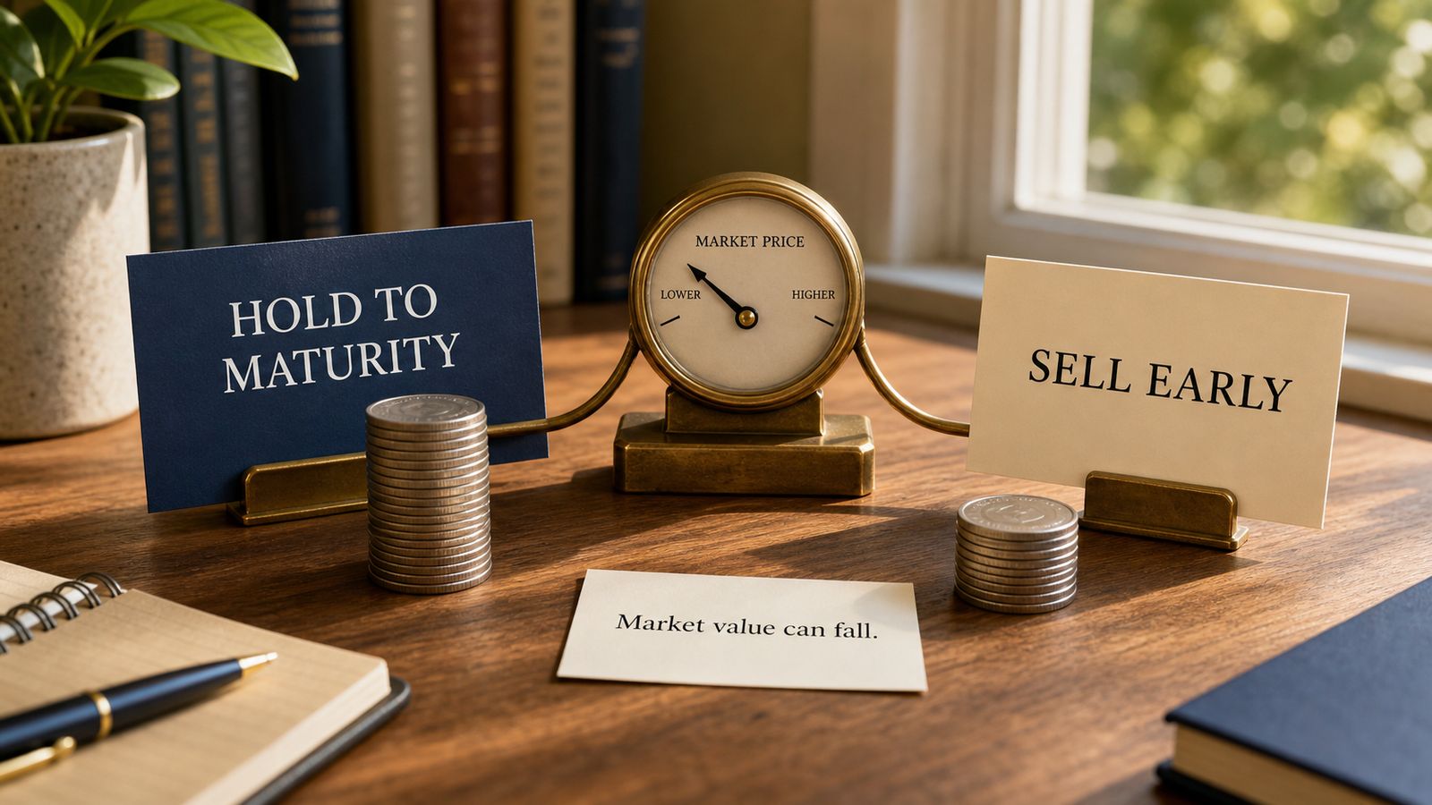 selling a brokered CD before maturity can reduce its market value